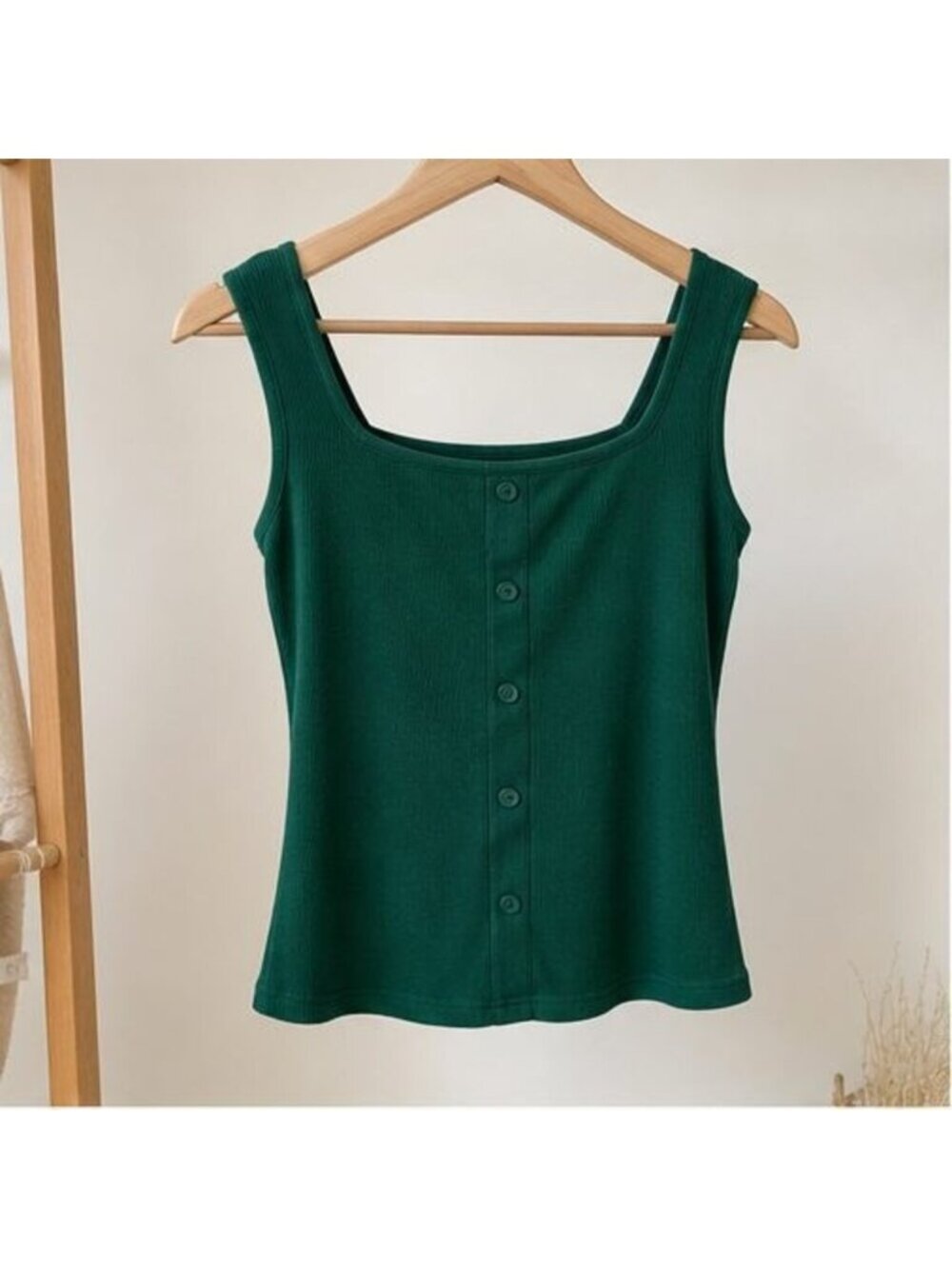 Emerald Peplum Top